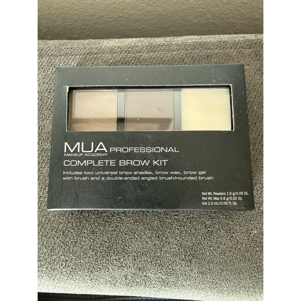 MUA Makeup Academy Complete Brow Kit. New Sealed in Box. Discontinued/RARE!